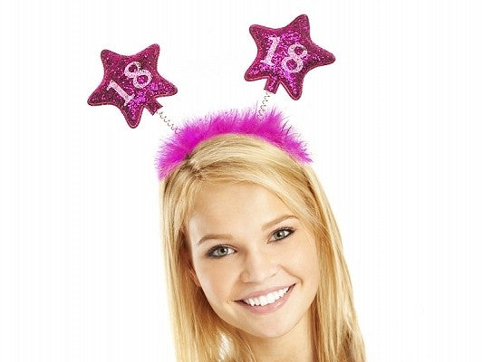 Cerchietto Stelline 18 anni Fucsia