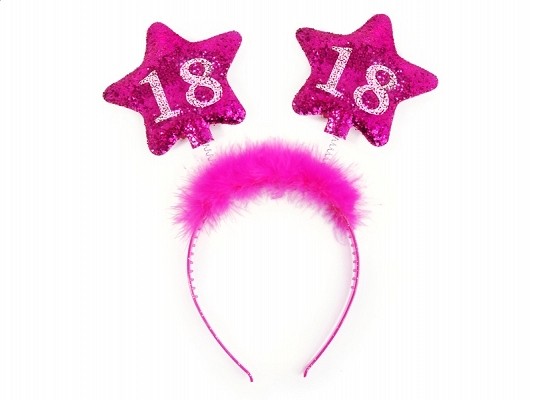 Cerchietto Stelline 18 anni Fucsia