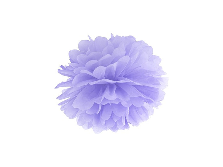 Pom Pom di Carta Lilla Chiaro 25 cm