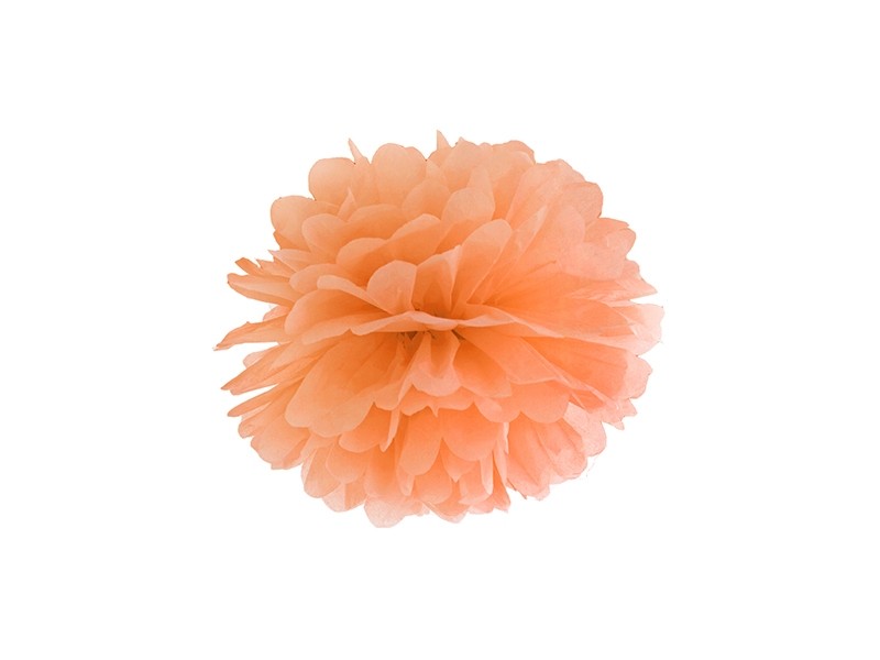 Pom Pom di Carta Arancione 25 cm