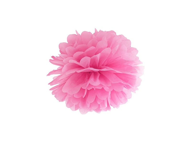 Pom Pom di Carta Rosa 25 cm