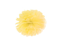 Pom Pom di Carta Giallo 25 cm