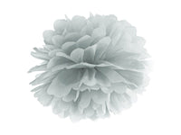 Pom Pom di Carta Argento 35 cm