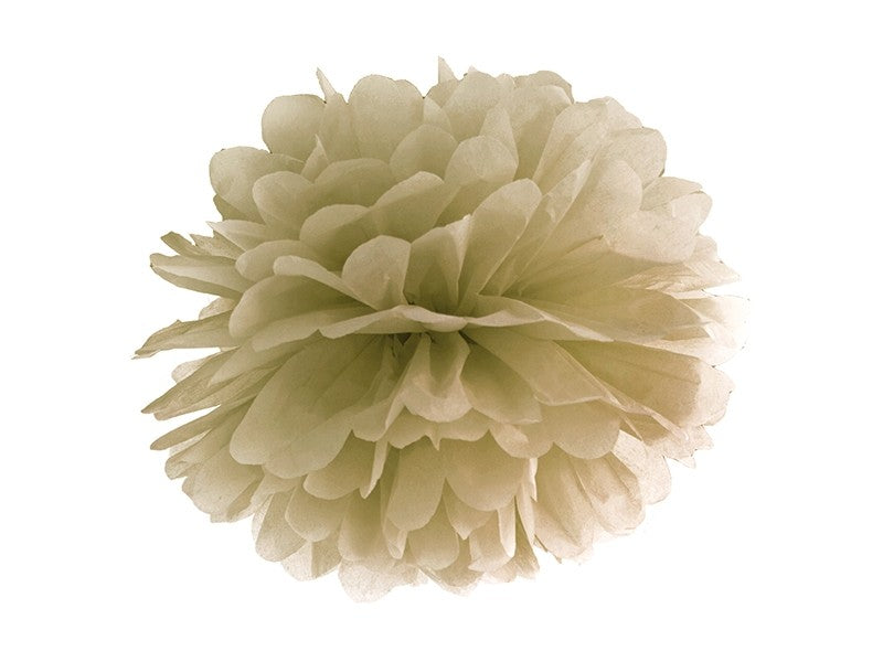 Pom Pom di Carta Oro 35 cm