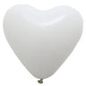 Palloncini Cuore 5" Bianchi Lattice 12 cm Bianco