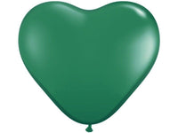 Palloncini Cuore 5" Verdi Lattice 12 cm Verde