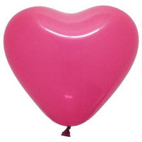 Palloncini Cuore 12" Fucsia Lattice 30 cm