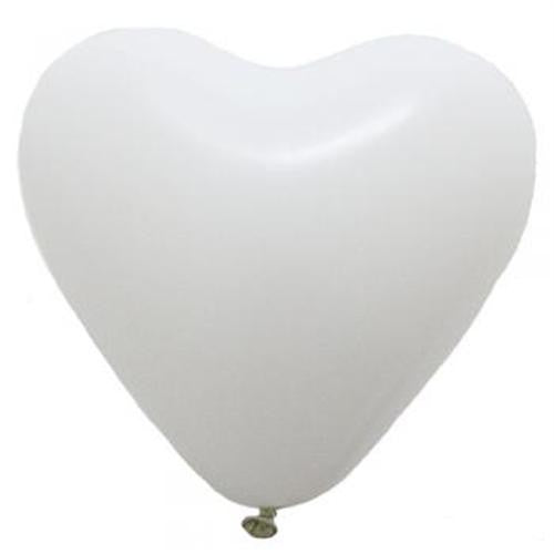 Palloncini Cuore 12" Bianchi