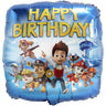 Palloncino Paw Patrol 18" Happy Birthday Mylar 43 cm