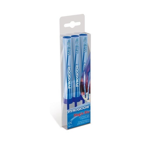 Candela Fontana Luminosa per Torte Blu