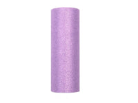 Tulle Glitterato 15 cm x 9m colore Lilla