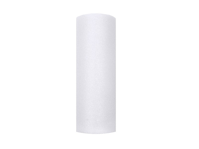 Tulle Glitterato 0.15 x 9m colore Bianco