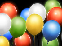 Palloncini LED Luminosi Colori Misti 5 pz Plastica 30 cm