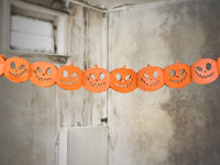 Festone Zucche Halloween 3 m Arancio Arancione
