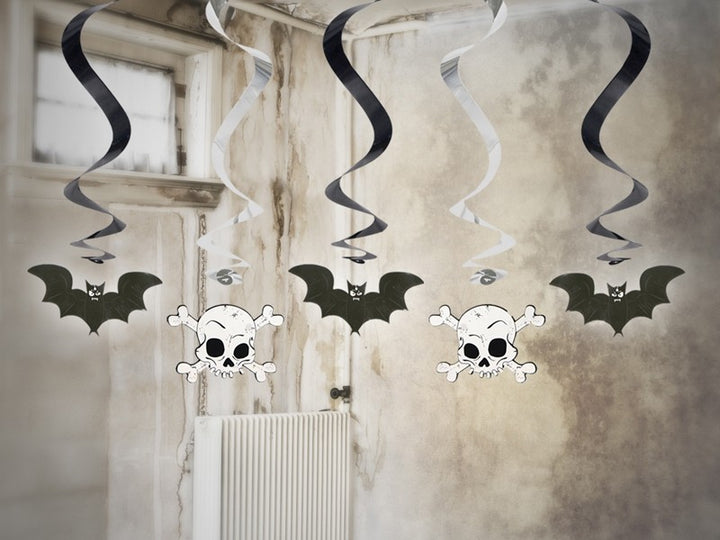 Festone Pendenti Teschi e Pipistrelli