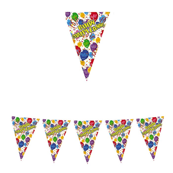 Festone Bandierina Buon Compleanno