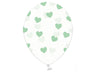 Palloncini 14" Trasparenti con Cuori Tiffany Lattice 36 cm