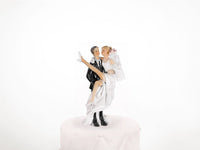 Coppia Sposi per Torta in Ceramica 13 cm