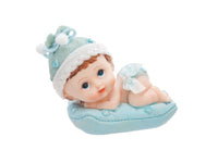 Bambino Battesimo per Torta in Ceramica 8.5 cm