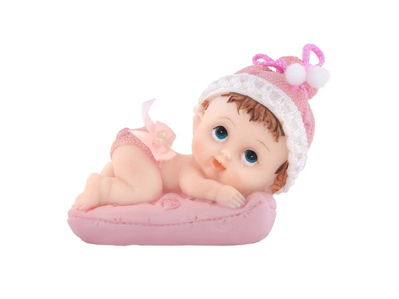 Bambina Battesimo per Torta in Ceramica