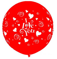 Palloncino in Lattice 22" I Love You 56 cm Rosso