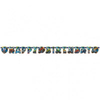Festone Compleanno Blaze e Le Mega Macchine 1.80 m Multicolor