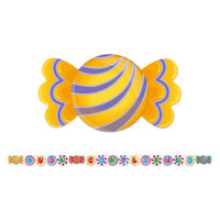 Festone Buon Compleanno Candy 25 cm Multicolor Rame