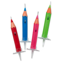 Candeline Matite Colorate 4 pz 9 cm Multicolor Multicolore