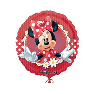 Palloncino Minnie Mouse Rosso Pois Mylar 43 cm