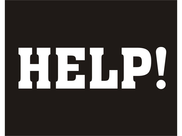 Adesivi Scarpe HELP per Matrimonio