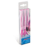 Candela Fontana Luminosa per Torte Rosa (3 pz)