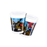 Bicchieri di Plastica Batman e Superman da 200 ml (8 pz)