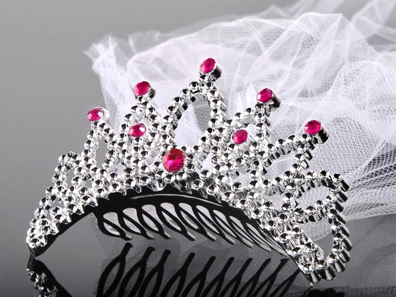 Tiara Argento con Velo
