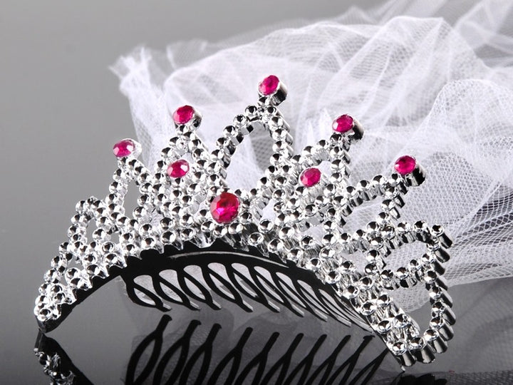 Tiara Argento con Velo