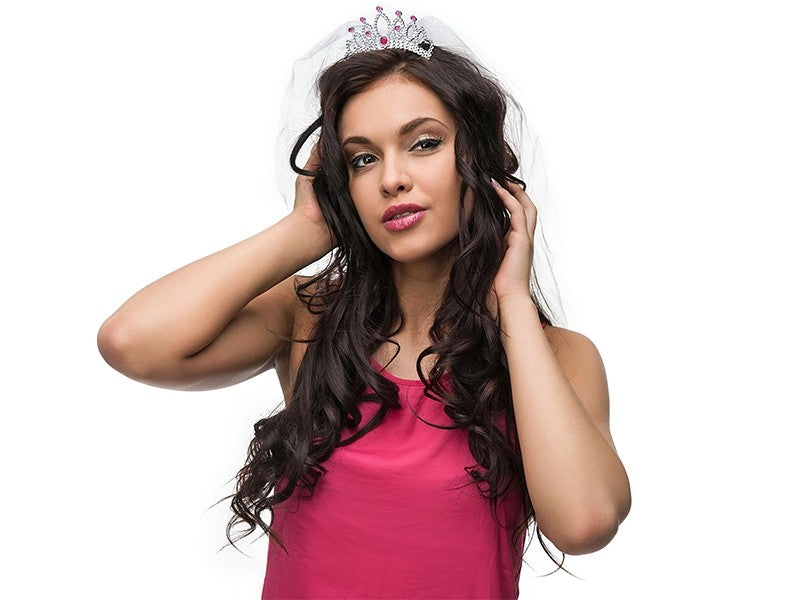 Tiara Argento con Velo