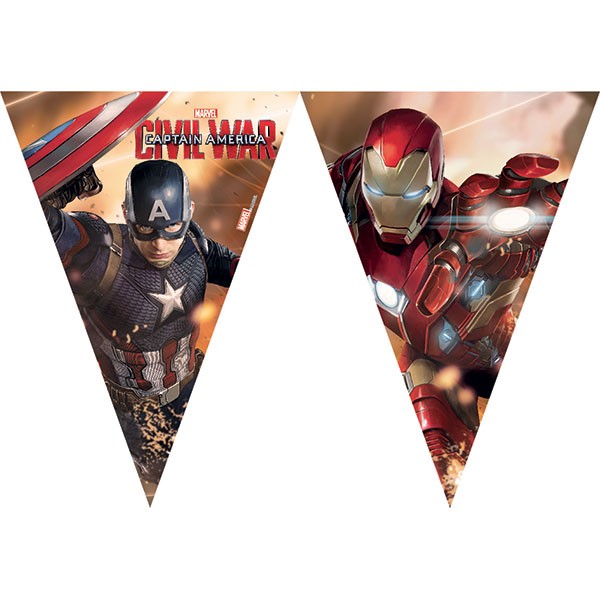 Festone Bandierina Avengers Civil War