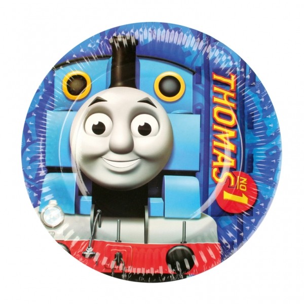 Piattini di Carta Trenino Thomas 18 cm (8 pz)