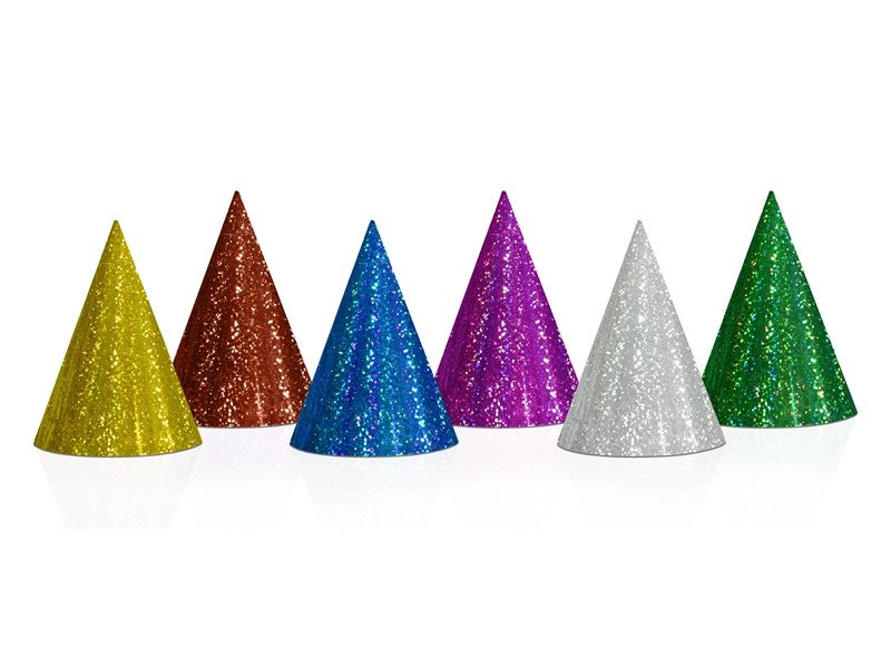 Cappelli di Carta Olografici Assortiti (20 pz)