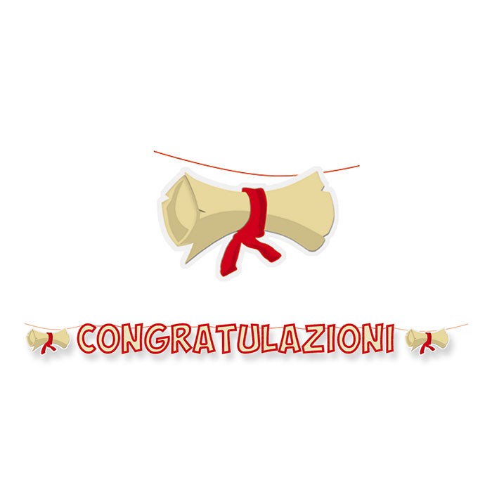 Festone Congratulazioni per Laurea