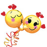 Palloncino SuperShape Emoticon Cuori Mylar 91 cm
