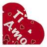Tovaglioli Cuore Scritta Ti Amo (20 pz) Carta 33 x 33 cm Rosso