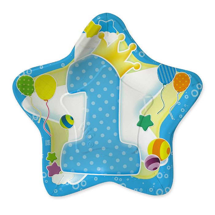 Piatti Stella Celesti Primo Compleanno (10 pz)