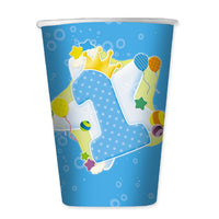 Bicchieri Celesti Primo Compleanno da 200 ml (10 pz) Cartoncino