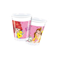 Bicchieri di Plastica Principesse da 200 ml