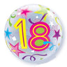 Palloncino Mylar Bubble 18 Anni da 22" 56 cm Trasparente