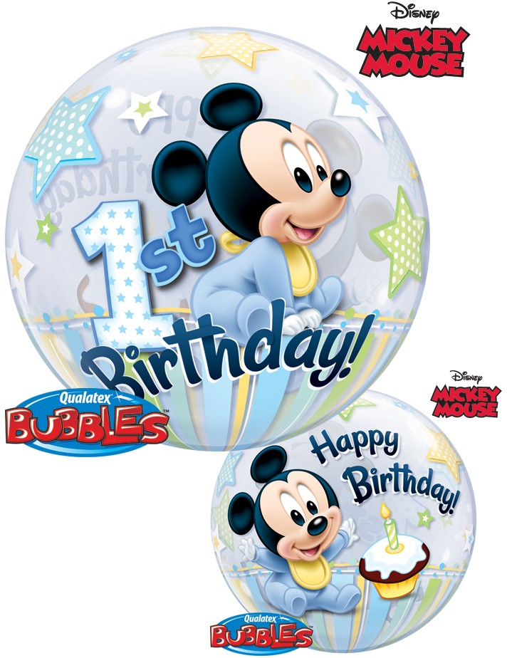 Palloncino Mickey Mouse 1° Compleanno