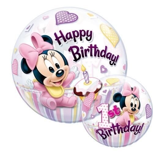 Palloncino Minnie Mouse 1° Compleanno