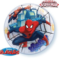 Palloncino Bubble Ultimate Spider man da 22" Mylar 56 cm Trasparente