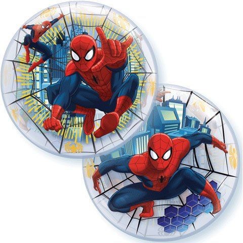 Palloncino Bubble Spiderman da 22"