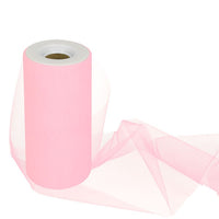 Tulle Colore Rosa 15 cm x 25 m